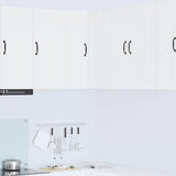 Kitchen Wall Cabinet White 57 x 57 x 80 cm Engineered Wood