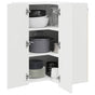 Dishwasher Panel Kalmar White 57 x 57 x 80 cm Engineered Wood