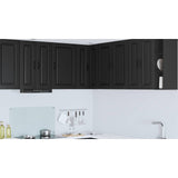 Dishwasher Panel Kalmar Black 57 x 57 x 80 cm Engineered Wood - Extra Image