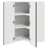 Dishwasher Panel Kalmar Black 57 x 57 x 80 cm Engineered Wood