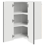 Dishwasher Panel Kalmar Black 57 x 57 x 80 cm Engineered Wood