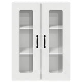 Kitchen Wall Cabinet White 60 x 31 x 80 cm Engineered Wood - Rear View