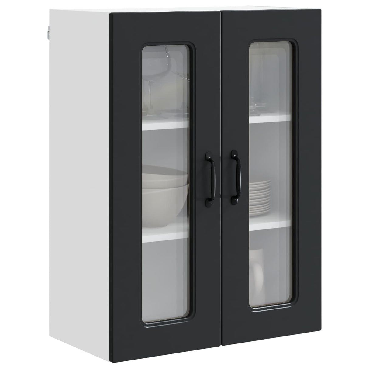 Dishwasher Panel Kalmar Black 60 x 31 x 80 cm Engineered Wood