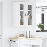 Kitchen Wall Cabinet with Door High Gloss White 60 x 31 x 80 cm - Top-Down View