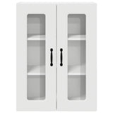 Kitchen Wall Cabinet with Door High Gloss White 60 x 31 x 80 cm - Rear View