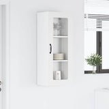 Kitchen Wall Cabinet White 40 x 31 x 100 cm Engineered Wood - Top-Down View
