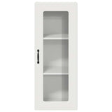 Kitchen Wall Cabinet White 40 x 31 x 100 cm Engineered Wood - Rear View