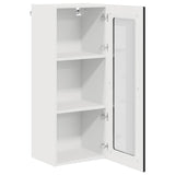 Kitchen Wall Cabinet Black 40 x 31 x 100 cm Engineered Wood - 45-Degree Angle