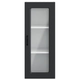 Dishwasher Panel Kalmar Black 40 x 31 x 100 cm Engineered Wood