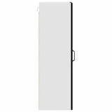 Kitchen Wall Cabinet Black 40 x 31 x 100 cm Engineered Wood - Close-Up Angle