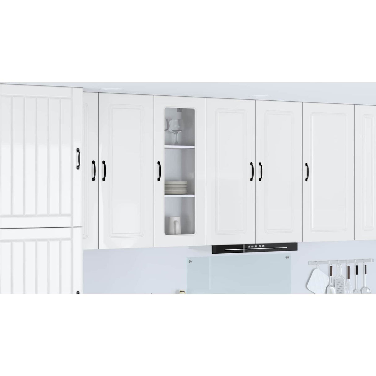 Dishwasher Panel Kalmar High Gloss White 40 x 31 x 100 cm