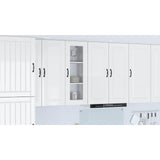 Dishwasher Panel Kalmar High Gloss White 40 x 31 x 100 cm
