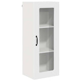 Kitchen Wall Cabinet High Gloss White 40 x 31 x 100 cm - Front View