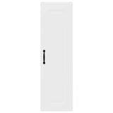 Kitchen Wall Cabinet White 30 x 31 x 100 cm Engineered Wood - Rear View