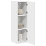 Kitchen Wall Cabinet White 30 x 31 x 100 cm Engineered Wood - Side View