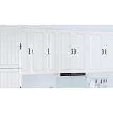 Dishwasher Panel Kalmar High Gloss White 30 x 31 x 100 cm