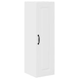 Kitchen Wall Cabinet High Gloss White 30 x 31 x 100 cm - Front View