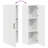 Kitchen Wall Cabinet High Gloss White 30 x 31 x 100 cm - Extra Image