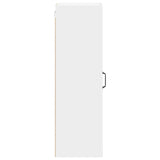 Kitchen Wall Cabinet High Gloss White 30 x 31 x 100 cm - Close-Up Angle