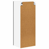 Kitchen Wall Cabinet Black 40 x 31 x 100 cm Engineered Wood - Low Angle