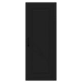 Kitchen Wall Cabinet Black 40 x 31 x 100 cm Engineered Wood - Rear View