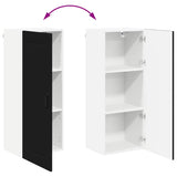 Kitchen Wall Cabinet Black 40 x 31 x 100 cm Engineered Wood - Extra Image