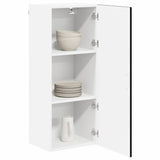 Dishwasher Panel Kalmar Black 40 x 31 x 100 cm Engineered Wood