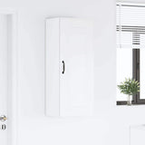 Kitchen Wall Cabinet High Gloss White 40 x 31 x 100 cm - Top-Down View