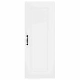 Kitchen Wall Cabinet High Gloss White 40 x 31 x 100 cm - Rear View