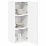 Kitchen Wall Cabinet High Gloss White 40 x 31 x 100 cm - Side View
