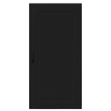 Kitchen Wall Cabinet Black 50 x 31 x 100 cm Engineered Wood - Rear View