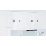 Dishwasher Panel Kalmar High Gloss White 50 x 31 x 100 cm