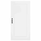 Kitchen Wall Cabinet High Gloss White 50 x 31 x 100 cm - Rear View