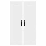 Kitchen Wall Cabinet White 60 x 31 x 100 cm Engineered Wood - Rear View
