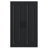 Dishwasher Panel Kalmar Black 60 x 31 x 100 cm Engineered Wood - Rear View