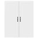 Kitchen Wall Cabinet White 80 x 31 x 100 cm Engineered Wood - Rear View