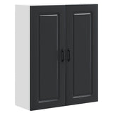 Dishwasher Panel Kalmar Black 80 x 31 x 100 cm Engineered Wood - Front View