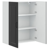 Dishwasher Panel Kalmar Black 80 x 31 x 100 cm Engineered Wood