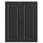 Dishwasher Panel Kalmar Black 80 x 31 x 100 cm Engineered Wood