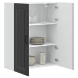 Dishwasher Panel Kalmar Black 80 x 31 x 100 cm Engineered Wood - Side View