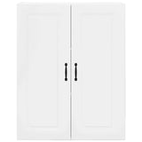 Kitchen Wall Cabinet High Gloss White 80 x 31 x 100 cm - Rear View