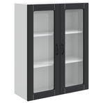 Dishwasher Panel Kalmar Black 80 x 31 x 100 cm Engineered Wood