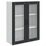 Dishwasher Panel Kalmar Black 80 x 31 x 100 cm Engineered Wood - Front View