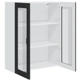 Dishwasher Panel Kalmar Black 80 x 31 x 100 cm Engineered Wood - 45-Degree Angle