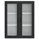 Dishwasher Panel Kalmar Black 80 x 31 x 100 cm Engineered Wood - Rear View