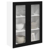 Kitchen Wall Cabinet Black 80 x 31 x 100 cm Engineered Wood - Side View