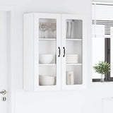 Kitchen Wall Cabinet High Gloss White 80 x 31 x 100 cm - Top-Down View