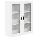 Kitchen Wall Cabinet High Gloss White 80 x 31 x 100 cm - Front View