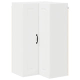 Kitchen Wall Cabinet White 57 x 57 x 100 cm Engineered Wood - Front View