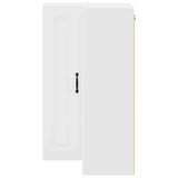 Kitchen Wall Cabinet White 57 x 57 x 100 cm Engineered Wood - Rear View